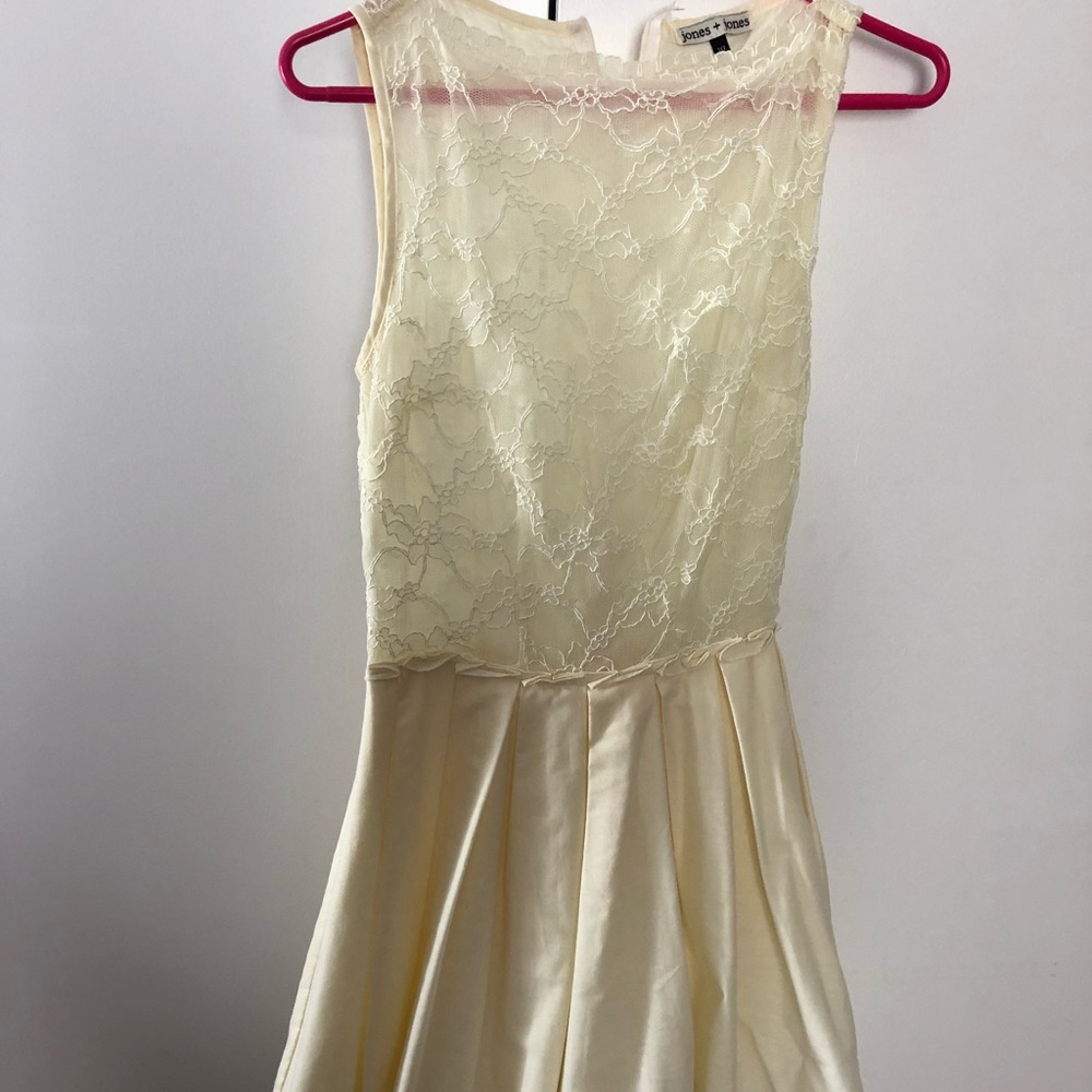 Cream Botique dress. Worn once for school dance